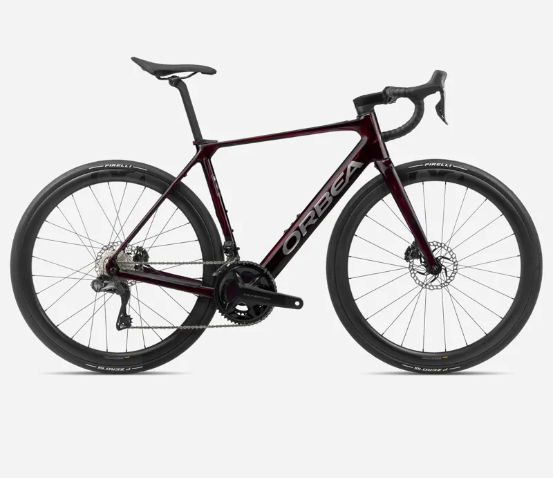 Orbea Gain M30i Electric Road Bike in Wine Red
