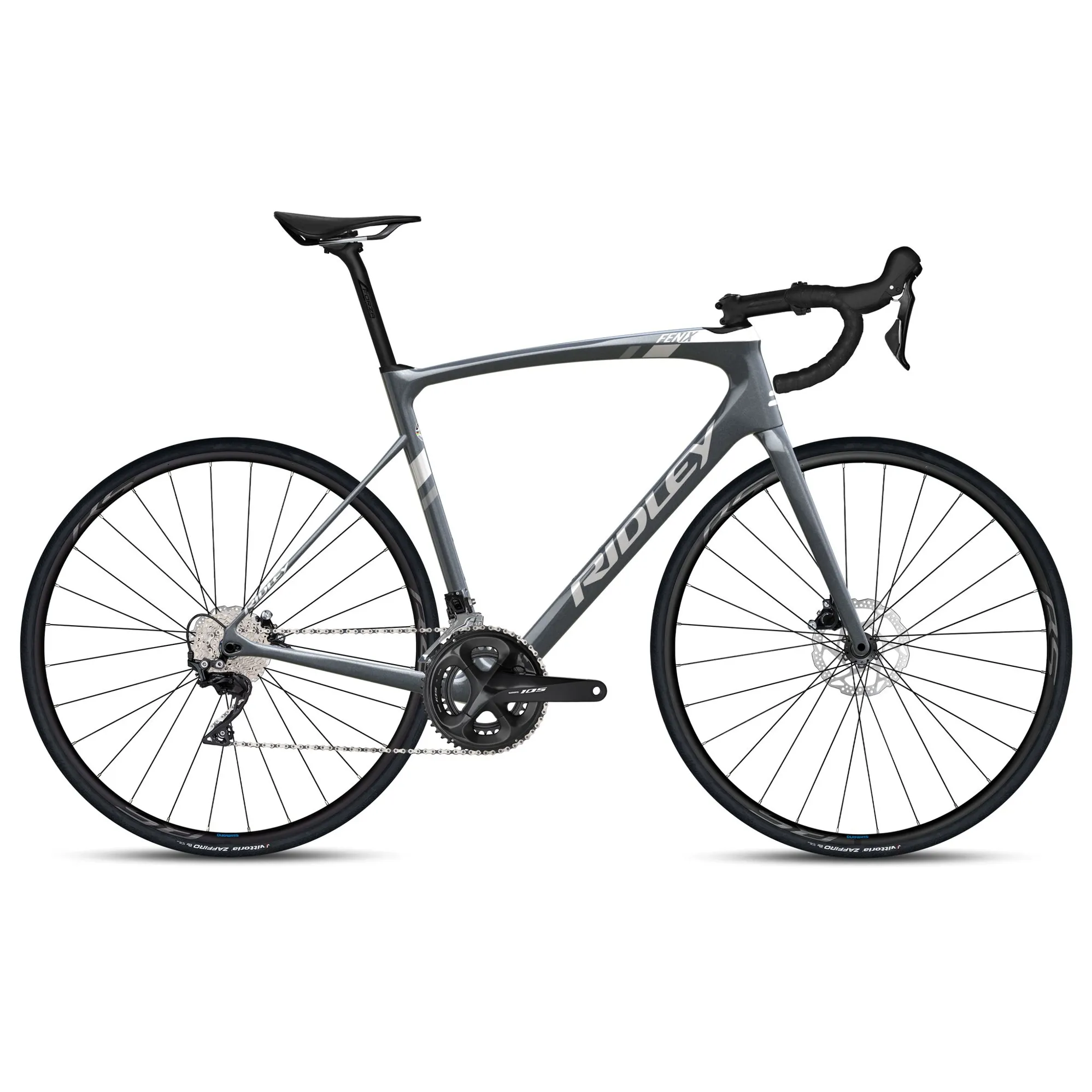 2023 Ridley Fenix Disc 105 2x11 Carbon Road Bike Grey