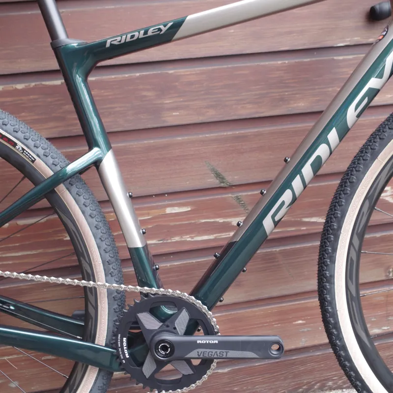 Kanzo Adventure GRX800 1x Autumn Grey Metallic Green Small Gravel Bike-4