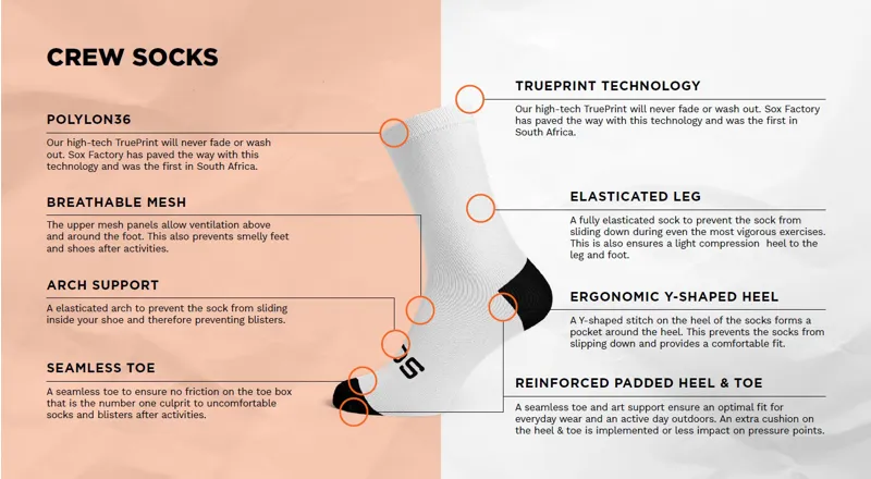 Sox Footwear Blue Gravel Minimalist Premium Crew Socks BLUE WHITE-1