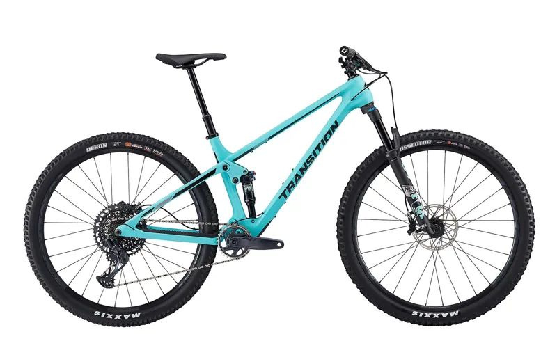 2023 Transition Spur GX Carbon Mountain Bike in Aqua-9
