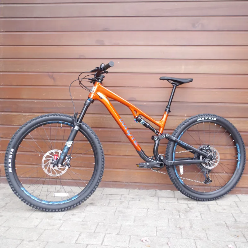 2026 Whyte T-140 RS Full Suspension Mountain Bike Tiger orange-8