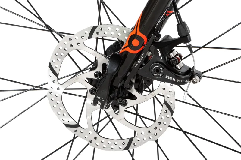 2019 Ragley Trig Gravel Gloss Black Orange Red Gravel Bike-3