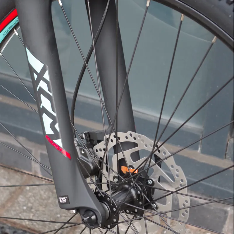 2018 Orbea MX40-27.5 Mountain Bike Black-Turquoise-Red Small-7