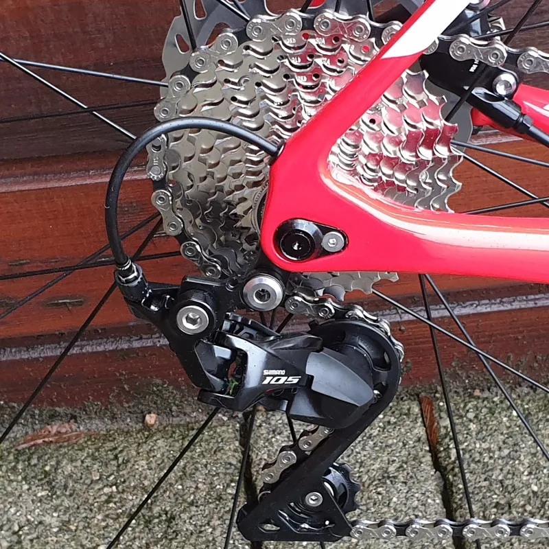 2019 Ridley Fenix SL Disc Carbon Road Bike in Red Medium-3