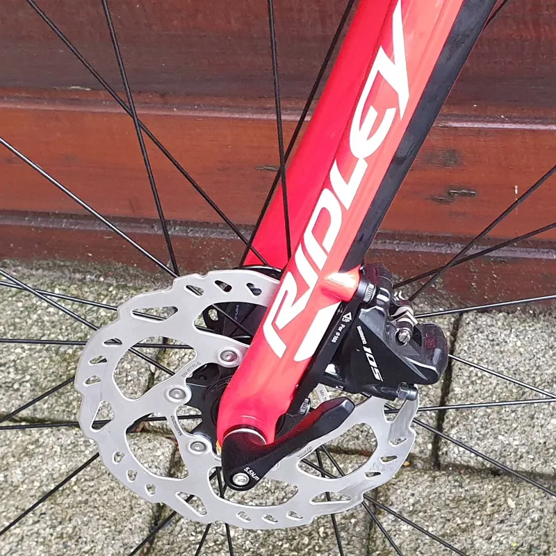 2019 Ridley Fenix SL Disc Carbon Road Bike in Red Medium-7