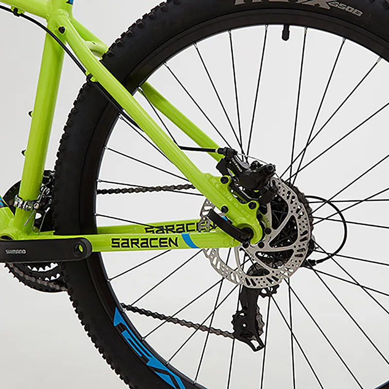 2019 Saracen Tufftrax Mens Lime Mountain Bike-7