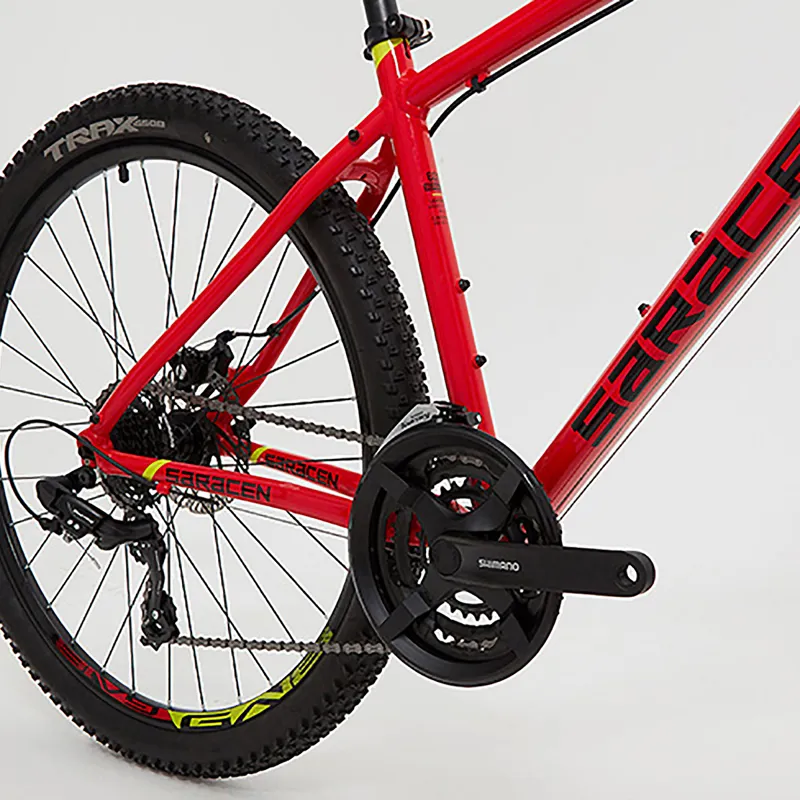 2019 Saracen Tufftrax Mens Red Mountain Bike