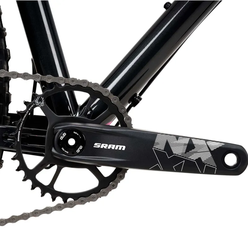 2020 Ragley Piglet Steel Mountain Bike in Black/Pink-6