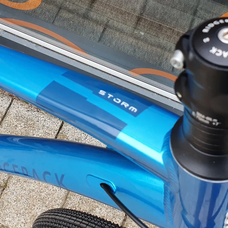 2020 Ridgeback Storm Aluminum Hybrid Bike in Blue-5