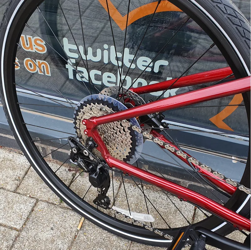 2020 Ridgeback Three6five Aluminum Hybrid in Red-4