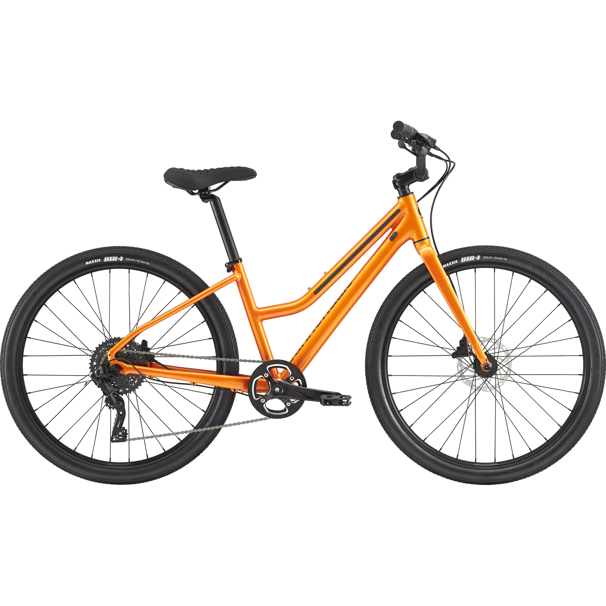 orange womens bicycle Civia Lowry 7-Speed Step-Thru Bike its ideal for cruising Orange Women City Bike Stock