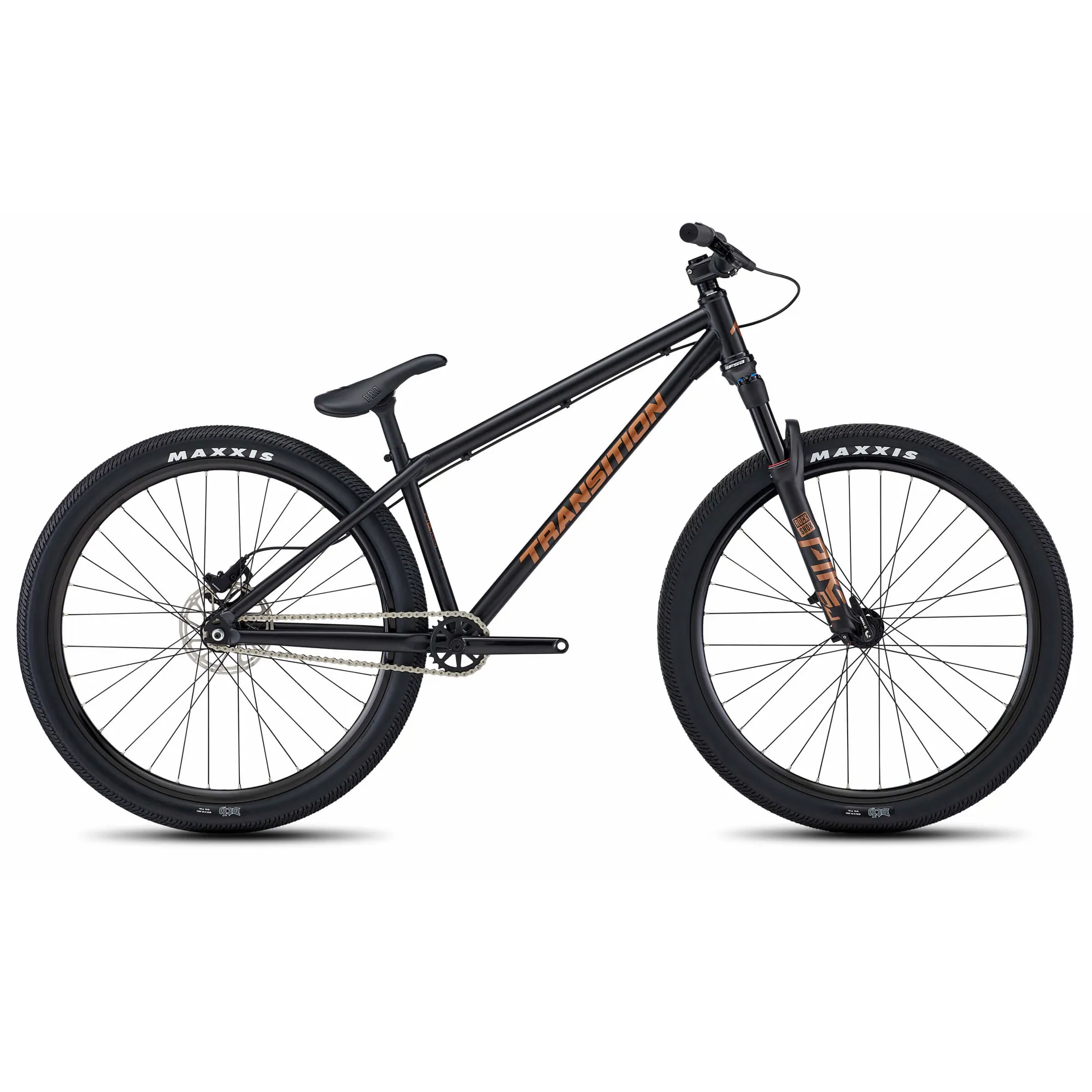 2021 Transition PBJ Dirt Jump Bike in Black Copper
