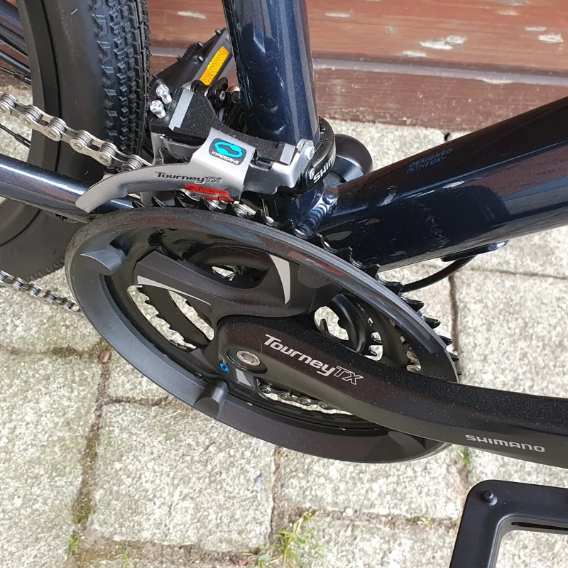 2021 Ridgeback Storm Hybrid Bike in Blue-5