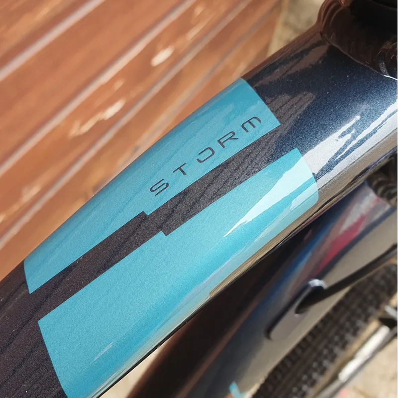 2021 Ridgeback Storm Hybrid Bike in Blue