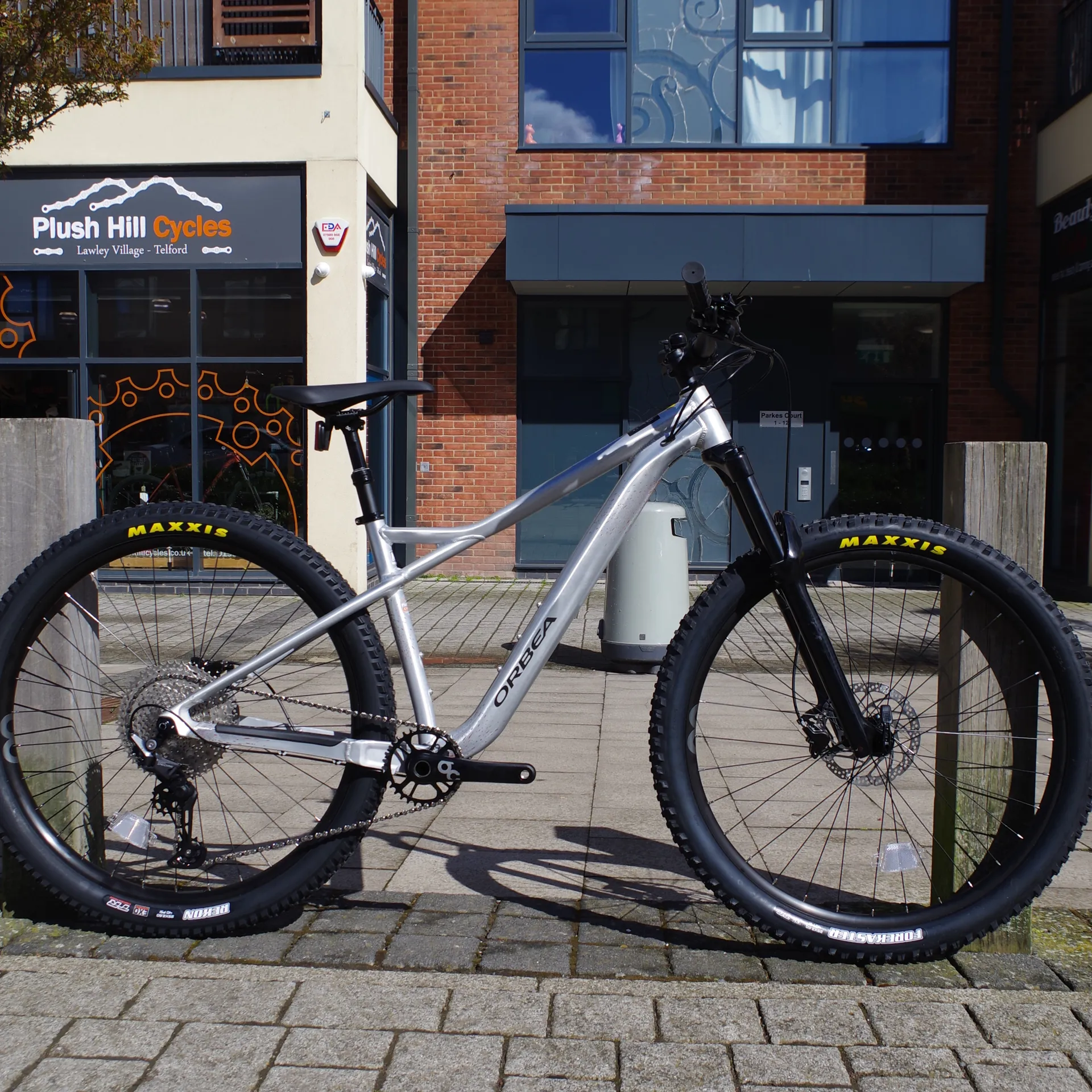 Raw aluminum mountain bike 2025