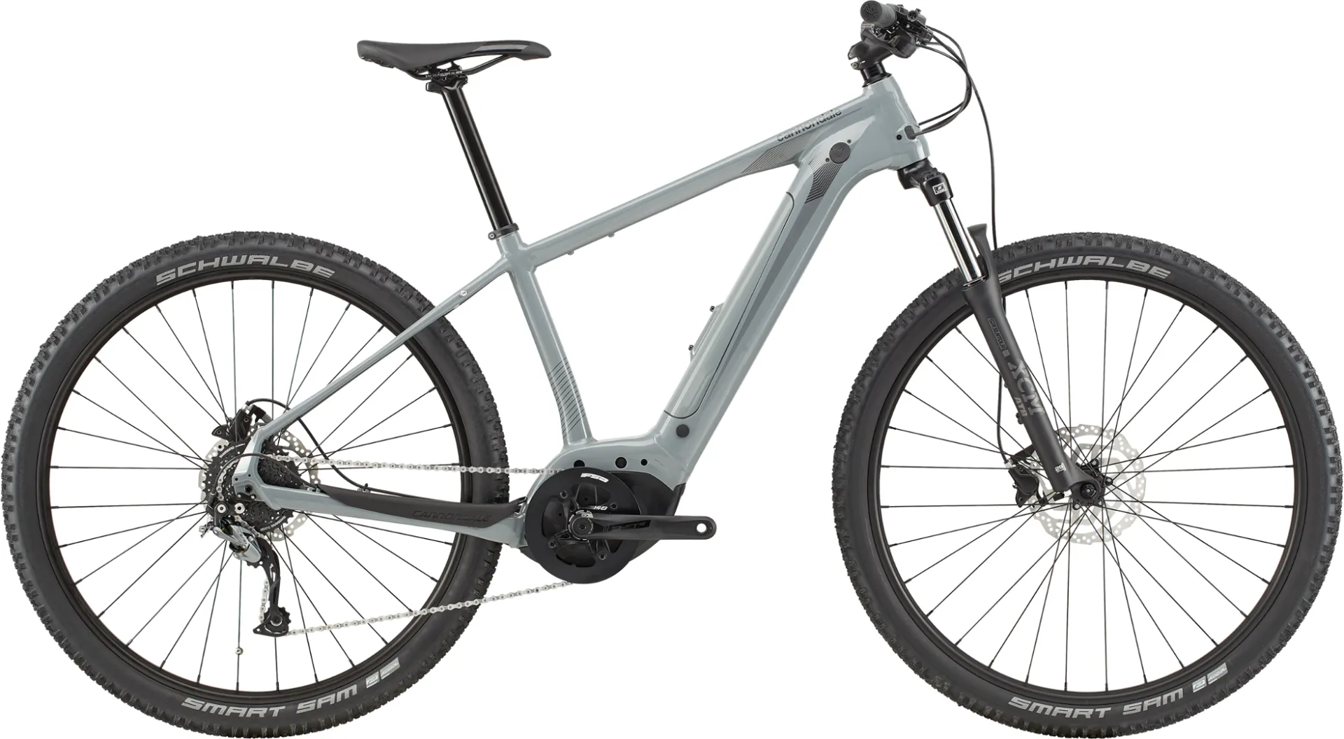 2020 Cannondale Trail Neo 3 Electric Hardtail MTB in Grey