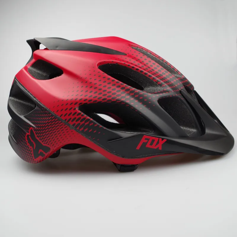Fox Flux Race Helmet Black Red-2