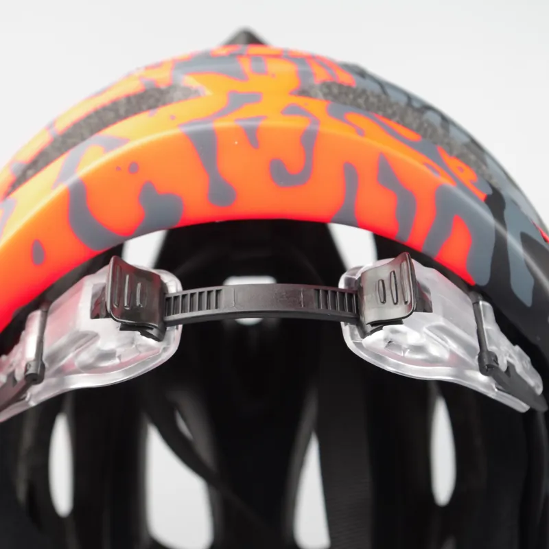 Fox Flux Helmet Grey Orange