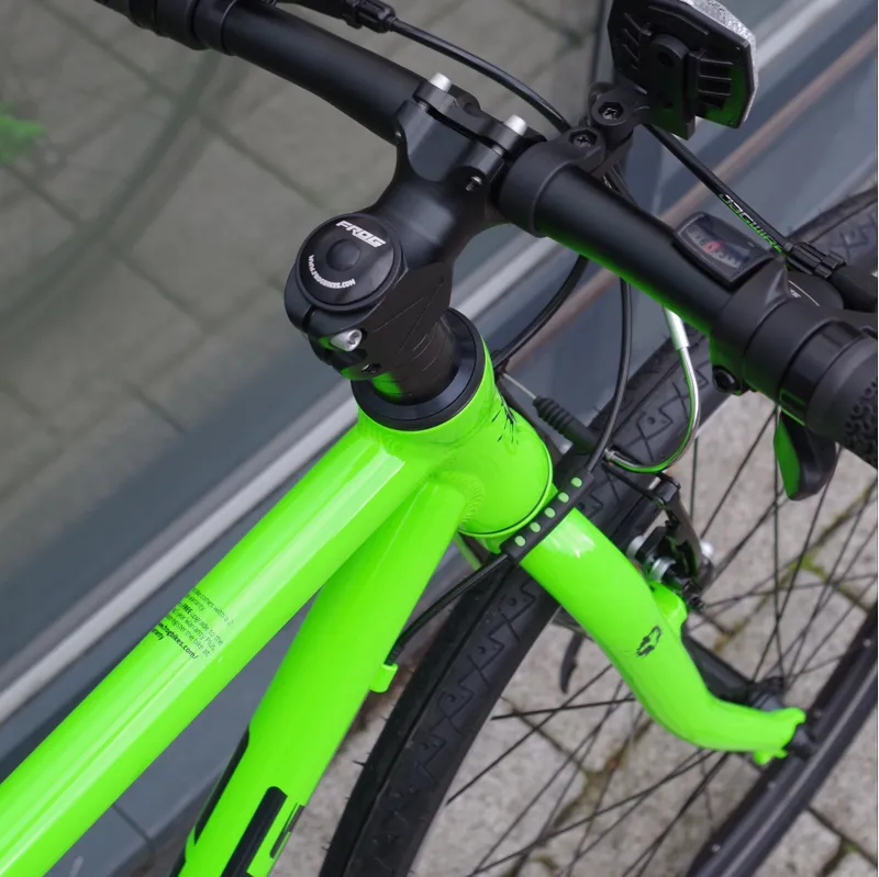 Frog Childrens Lightweight Hybrid 73cm Neon Green 26 inch wheels-5