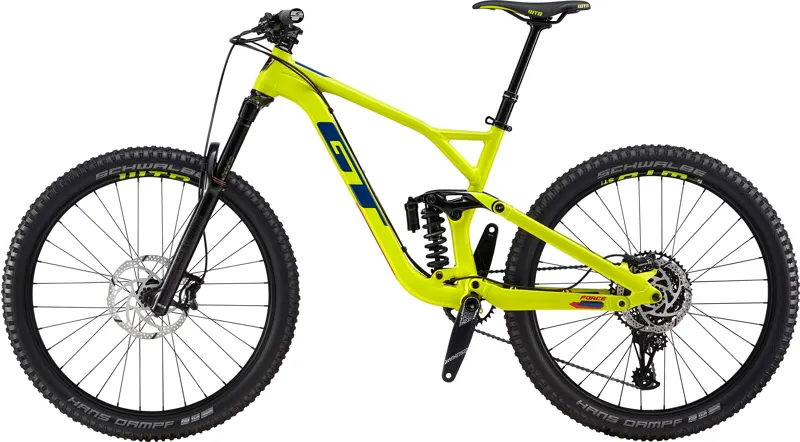2019 GT Bikes Force Aluminium Elite Chartreuse Full Suspension MTB-3