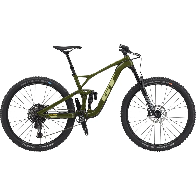 2020 GT Sensor Carbon Expert 29er Mountain Bike in Military Green