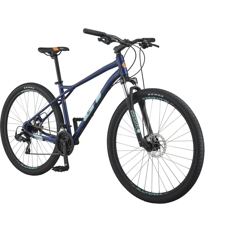 2020 GT Aggressor Sport Mountain Bike in Midnight Blue
