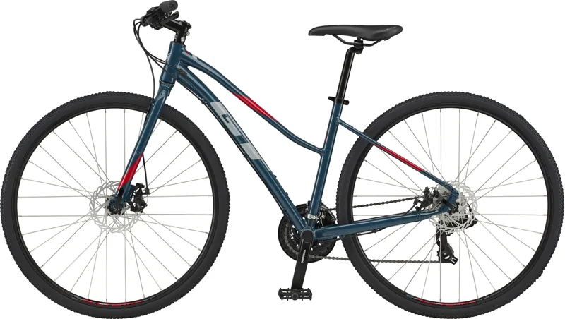 2020 GT Transeo Sport Womens Hybrid Bike in Grey-1