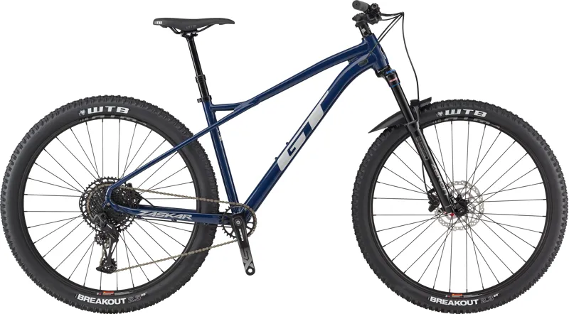2021 GT Zaskar LT AL Elite Mountain Bike in Blue