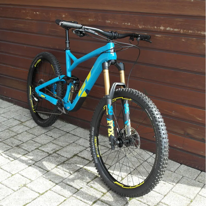 GT Bikes Force Carbon Pro Cyan Full Suspension mtb-1