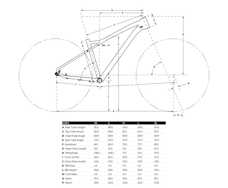 2020 GT Palomar Aluminium Mountain Bike in Gunmetal-1