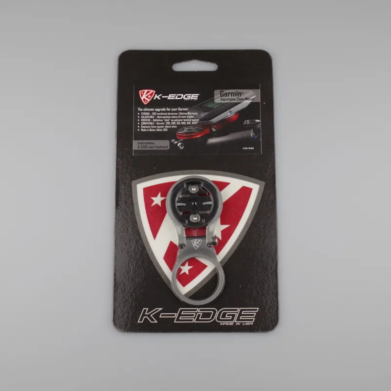 K-Edge Garmin Edge Adjustable Stem Mount Black-1