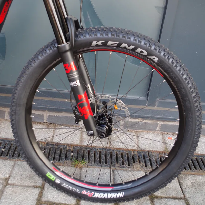 2018 Orbea Wild FS 30 27+ E8000 Electric Bike Blk Red-2