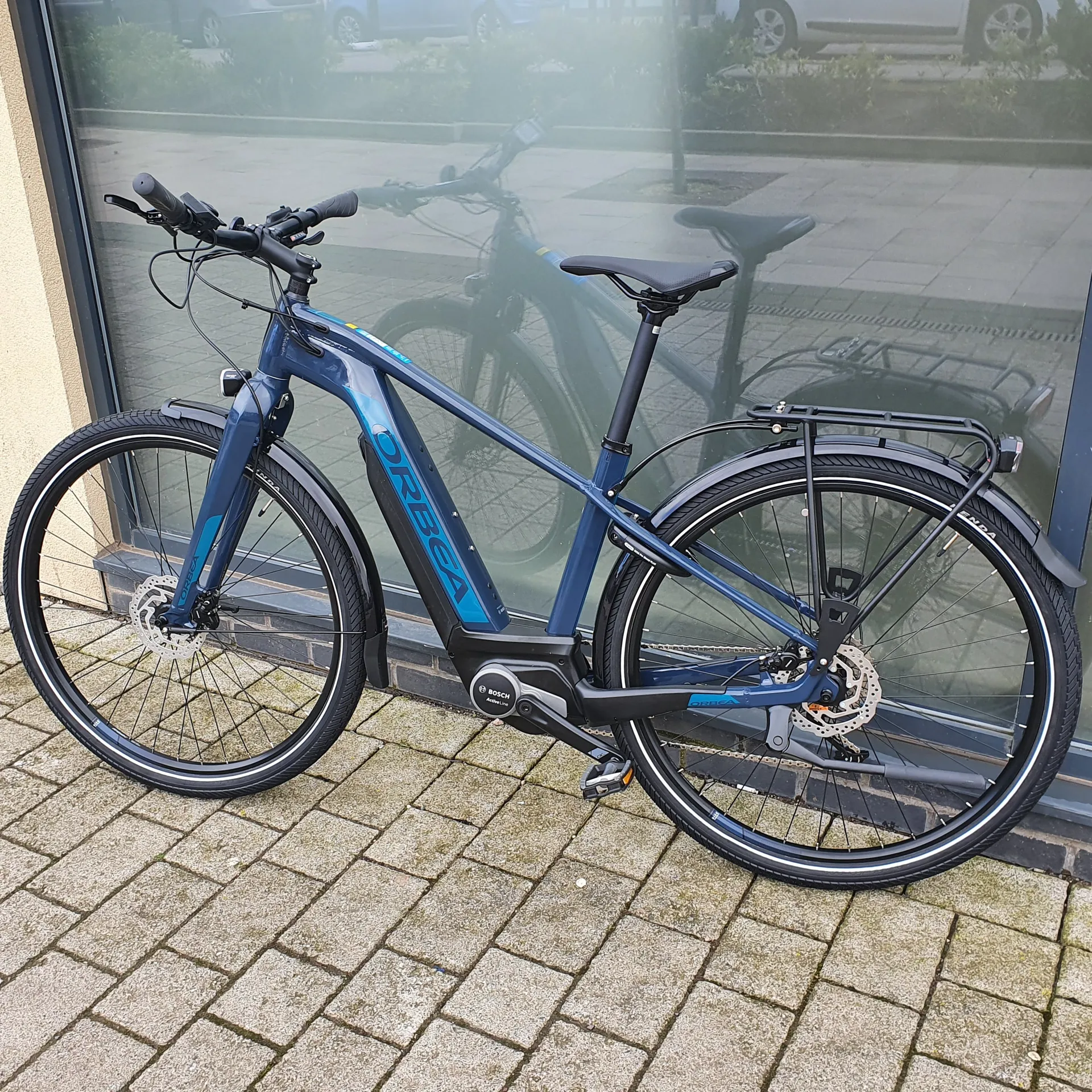 2020 Orbea Keram Asphalt 30 L Electric Bike in Blue - Main Image