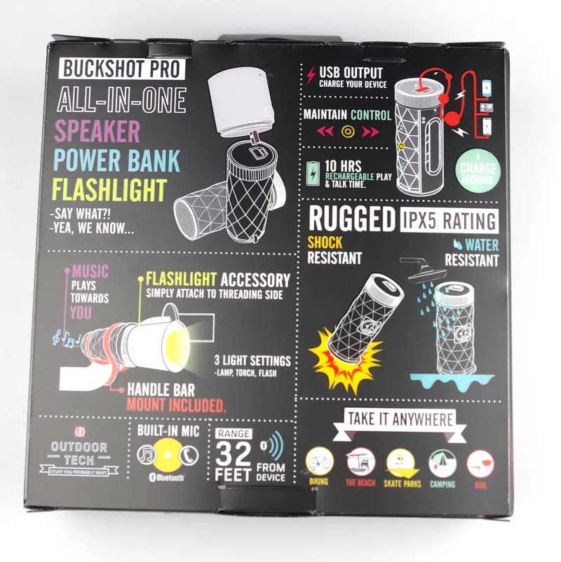 Outdoor Tech Buckshot Pro Speaker Red-9
