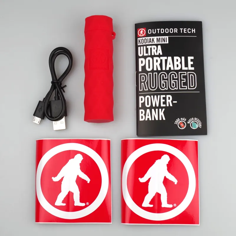 Outdoor Tech Kodiak Mini Charger Red-5