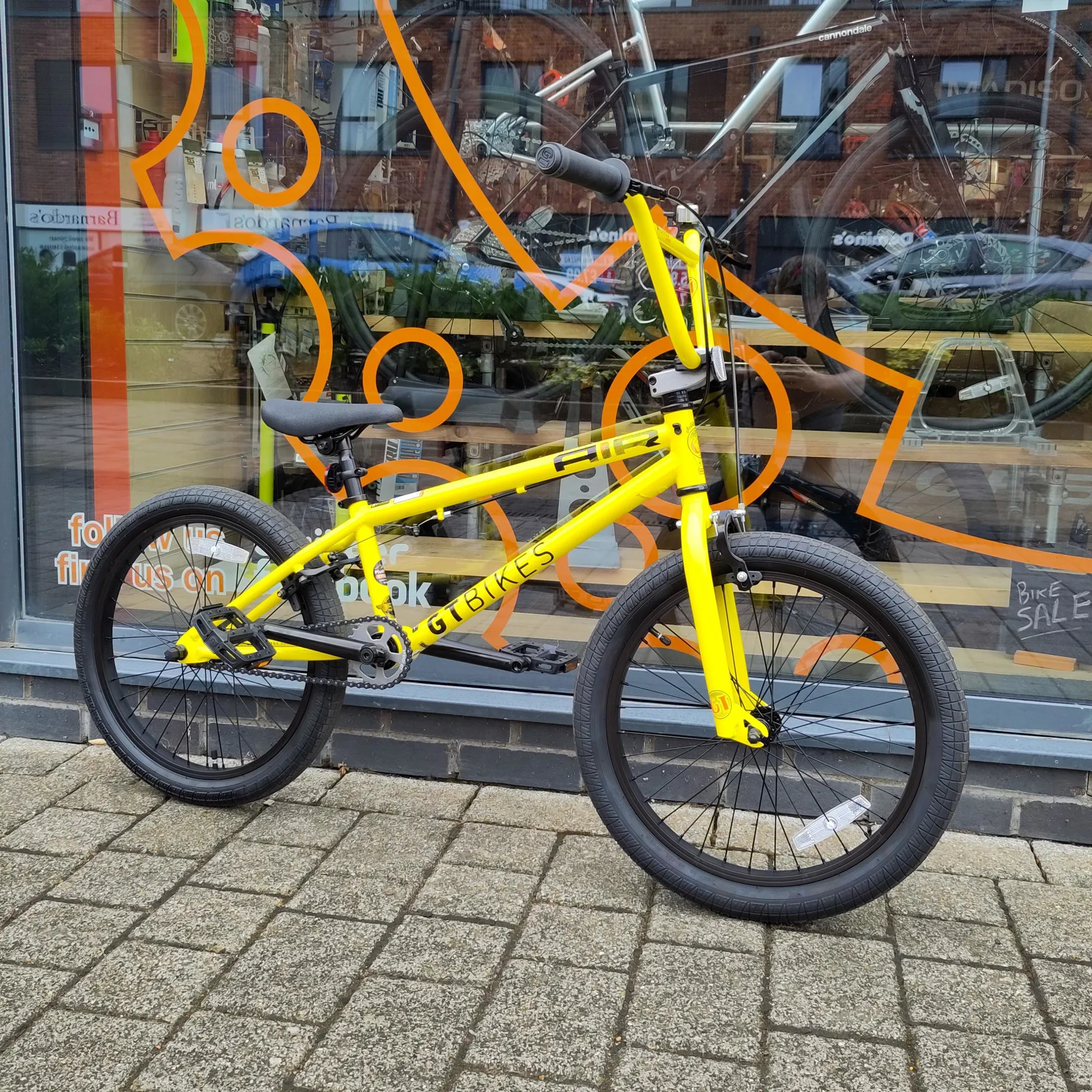 2023 GT Air BMX Yellow Steel BMX Ex Display