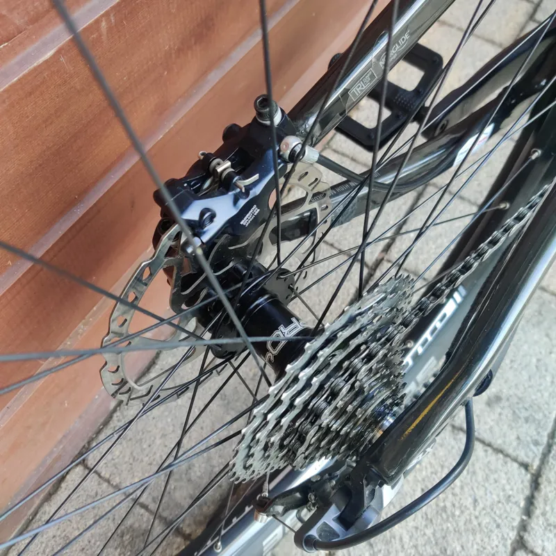 Pre Loved Saracen Kili Flyer Full Suspension Carbon MTB Black Silver 19inch Large -7