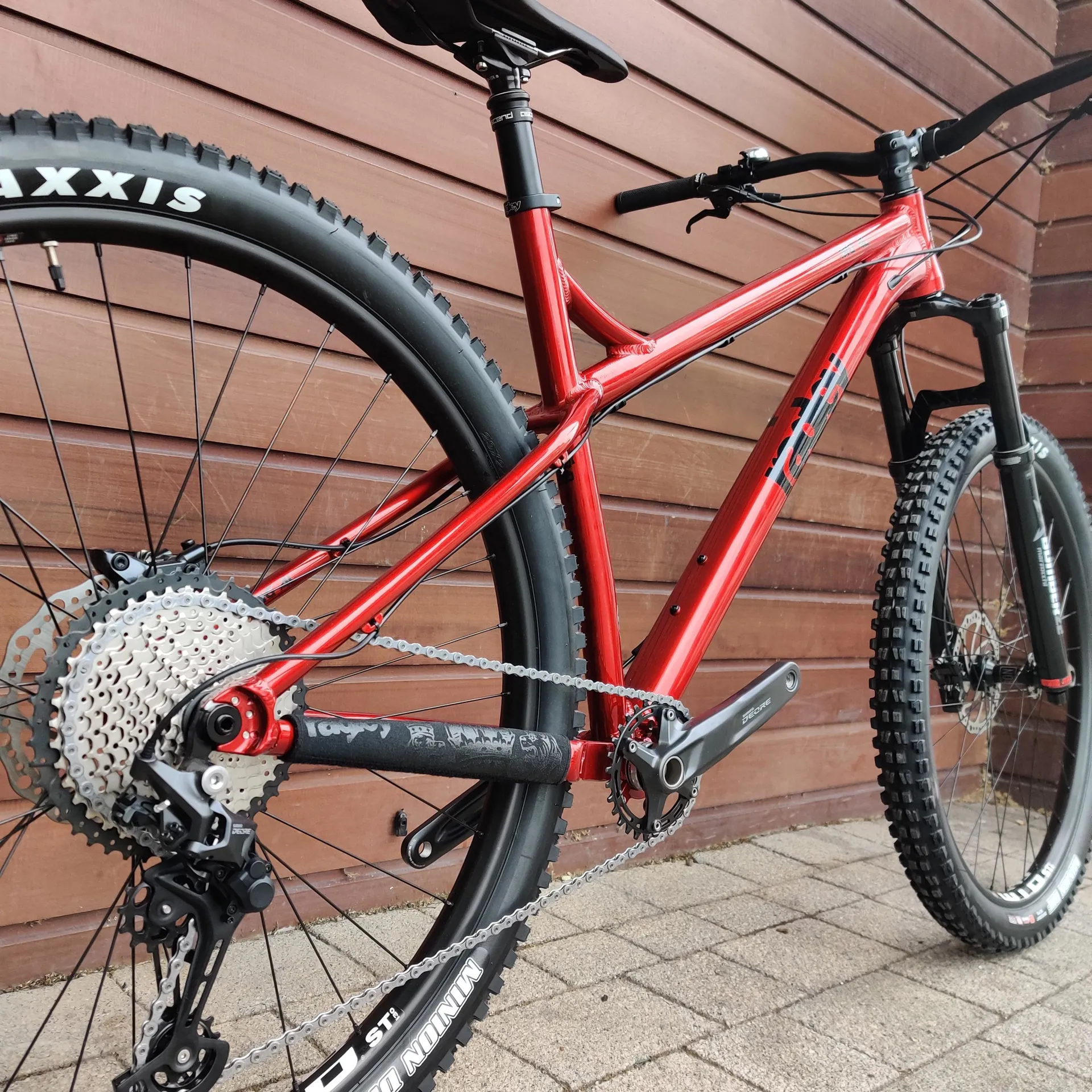 2021 Ragley Big Al 1.0 HT Mountain Bike in Candy Red Black