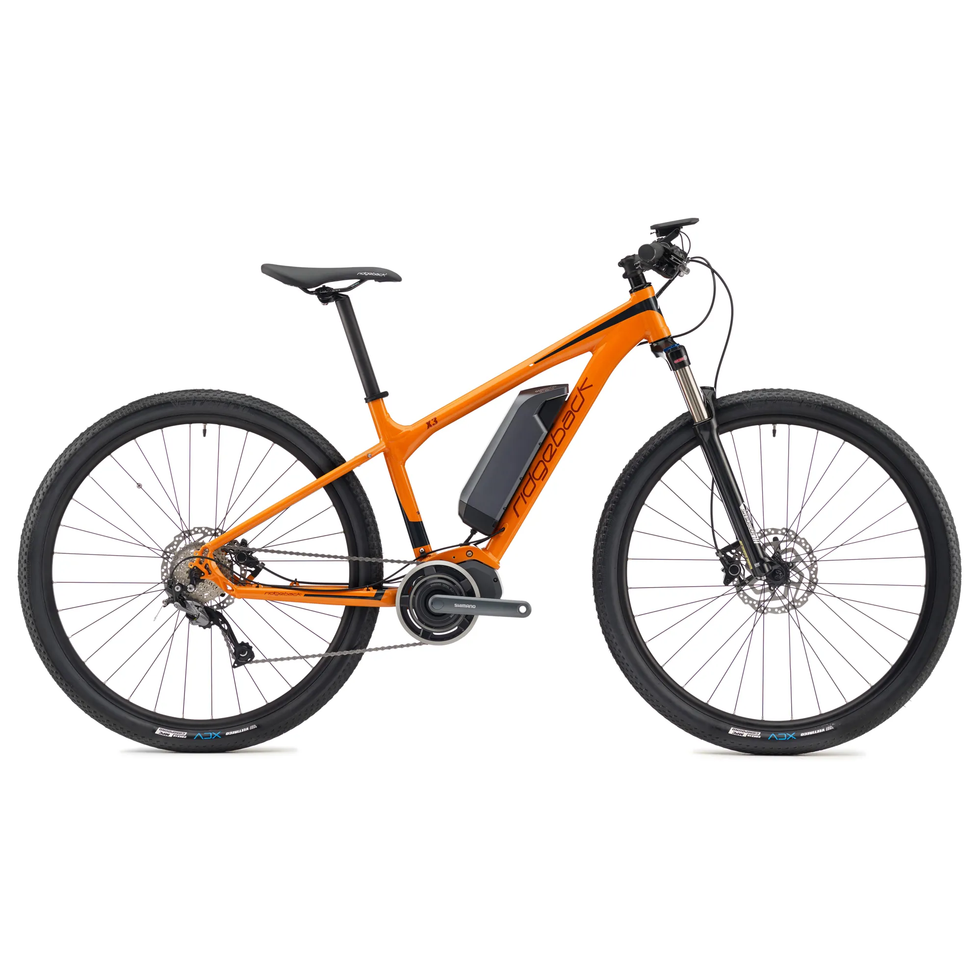 2018 Ridgeback X3 STEPS Electric Mountain Bike Orange