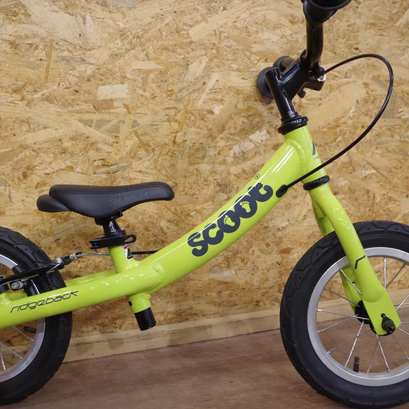 Ridgeback Scoot 12 inch lime Boys Balance Bike-5