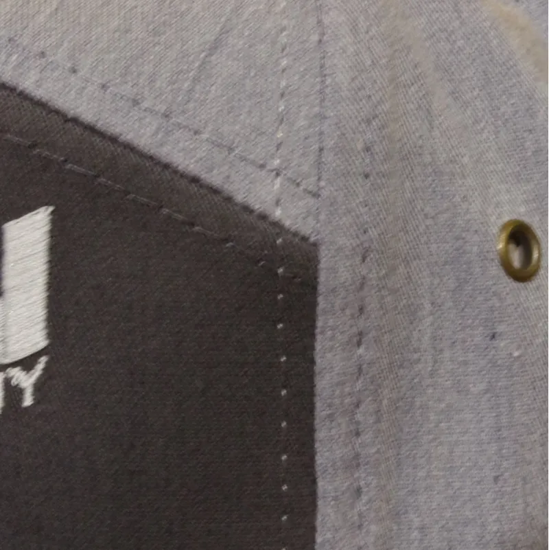 Transition Bike Company 7 Panel Strapback Cap Split Logo Grey 1 size-3