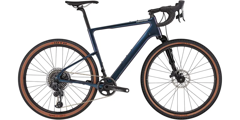 2021 Cannondale Topstone Carbon Lefty 1 Gravel Bike in Blue