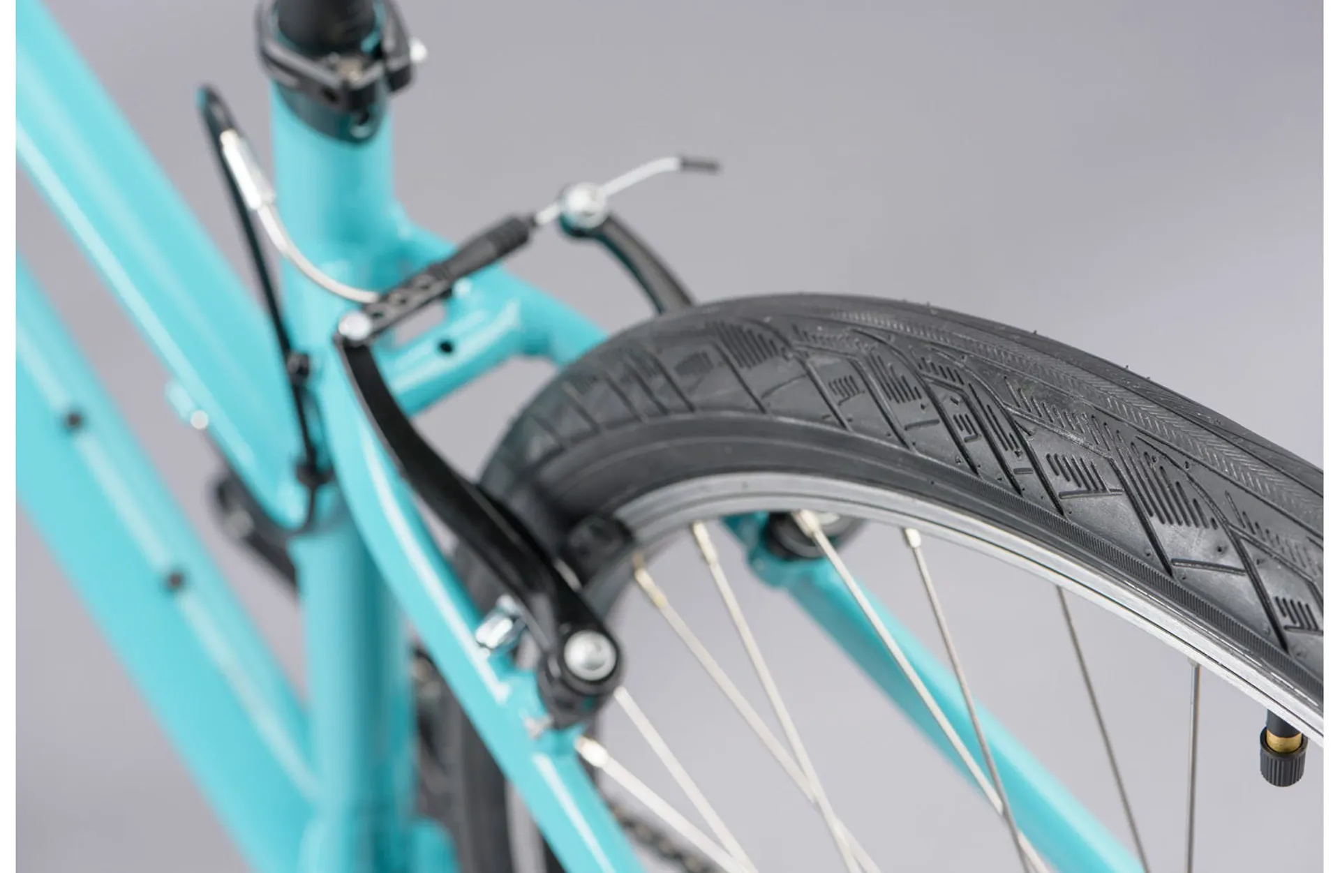 2021 Ridgeback Comet Open Frame Hybrid Bike in Green