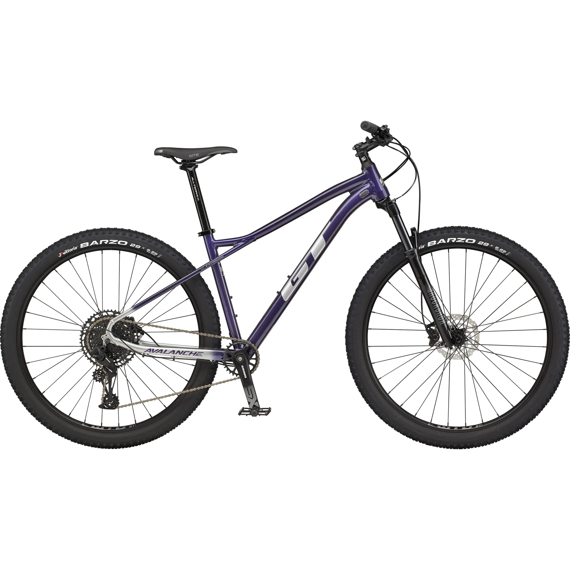2021 GT Avalanche Expert Mountain Bike in Purple
