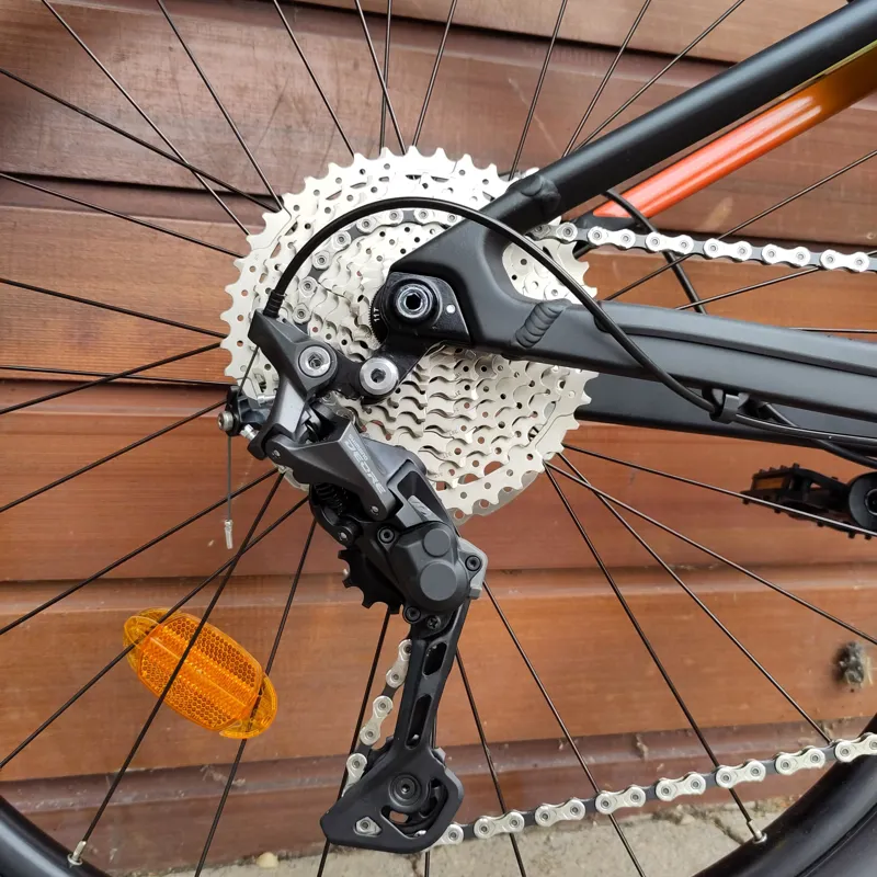 2023 Orbea Laufey Junior 27 H20 Aluminium Kids Mountain Bike Black-Red-1