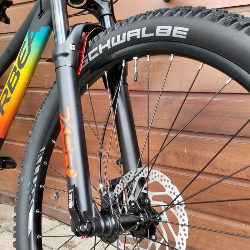 2023 Orbea Laufey Junior 27 H20 Aluminium Kids Mountain Bike Black-Red-6