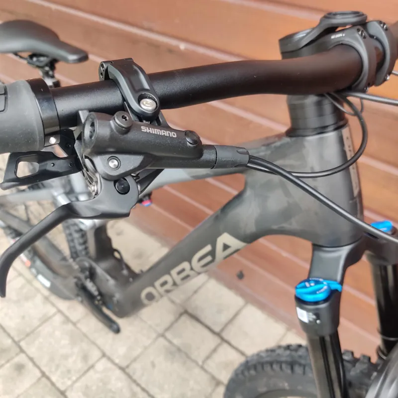 2023 Orbea Rise M20 Carbon Electric MTB Carbon/Grey 540wh battery-5