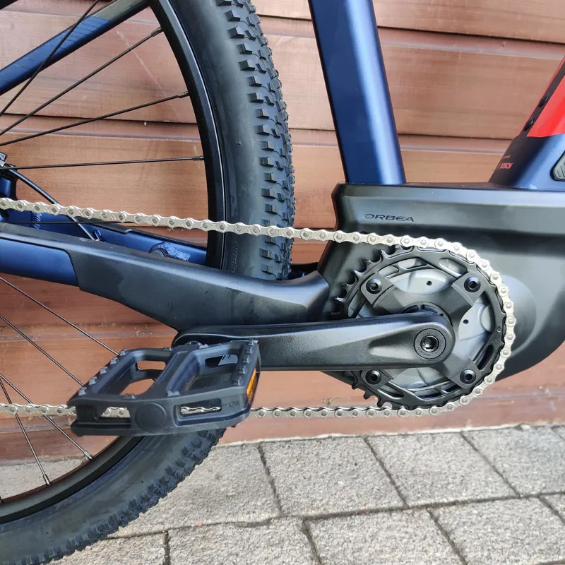 2022 Orbea Keram 30 Electric Mountain Bike Blue - RED Medium-2