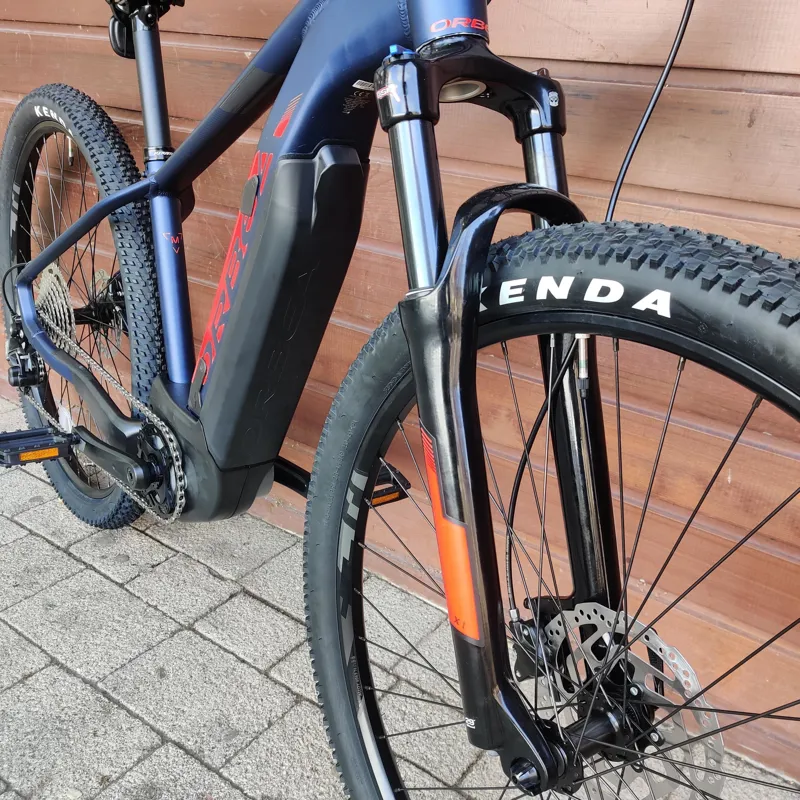 2022 Orbea Keram 30 Electric Mountain Bike Blue - RED Medium-1